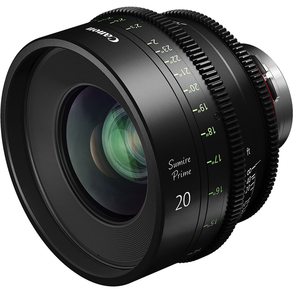 Canon SUMIRE CN-E20mm T1.5 FP X(Metrik) Sinema Lensi