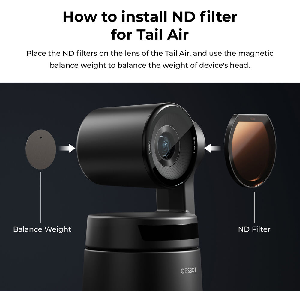 OBSBOT Tail Air ND Filtre Seti