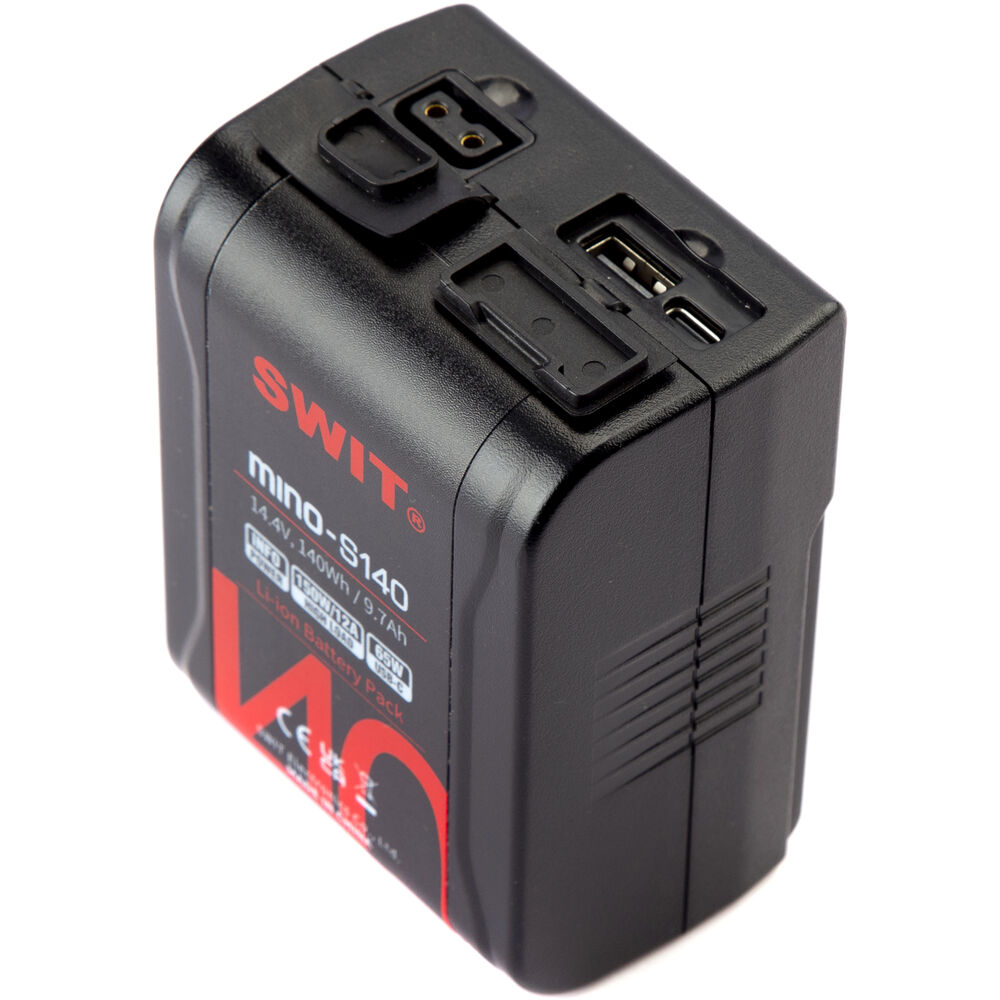 SWIT MINO-S140 140Wh V-Mount Pocket Batarya (D-Tap ve USB Çıkışlı)