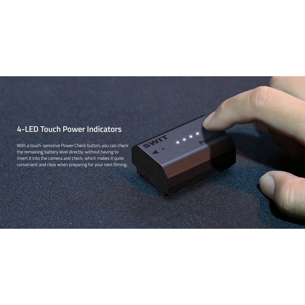 SWIT PowerCell NP-FZ100 USB-C Kamera Bataryası (Sony Uyumlu, 2200mAh)