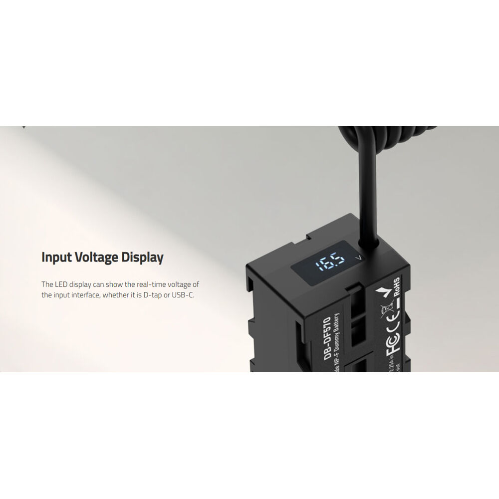 SWIT DB-DF570 NP-F Dummy Batarya (USB-C Girişli Çift Taraflı)