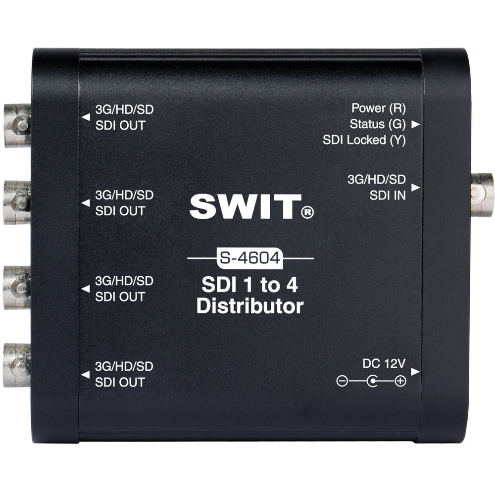 SWIT S-4604 SDI 1x4 Dağıtıcı ve Sinyal Güçlendirici