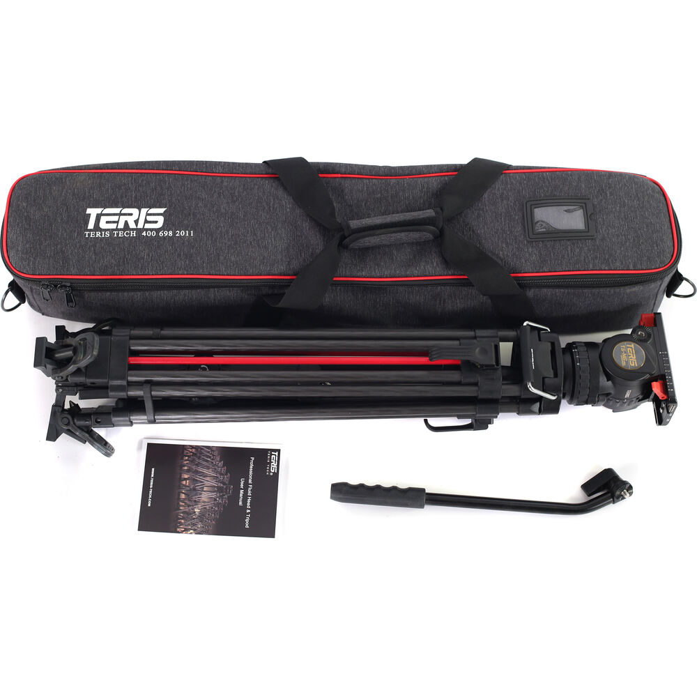 Teris TSN6CF-Q PLUS Tripod and Fluid Head System (Karbon Fiber)/ 7 Kg