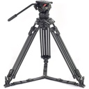 Teris TS100AL Fluid Head & Tripod Kit (Karbon Fiber) / 12 Kg
