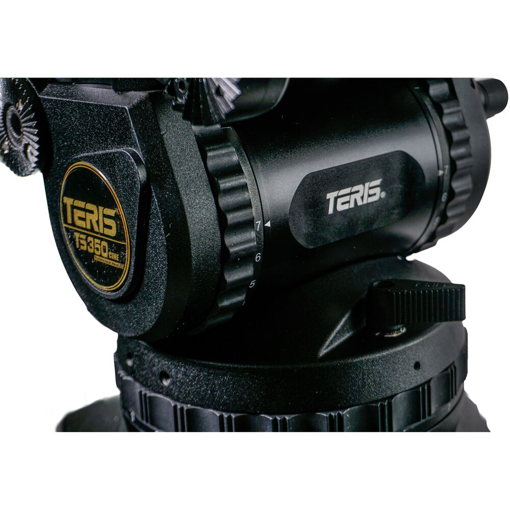 Teris TS350CF-CINE Carbon Fiber Fluid Head & Tripod Kit / 40 Kg