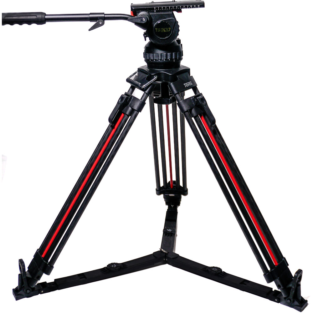 Teris TS300CF Carbon Fiber Fluid Head & Tripod Kit / 30 Kg
