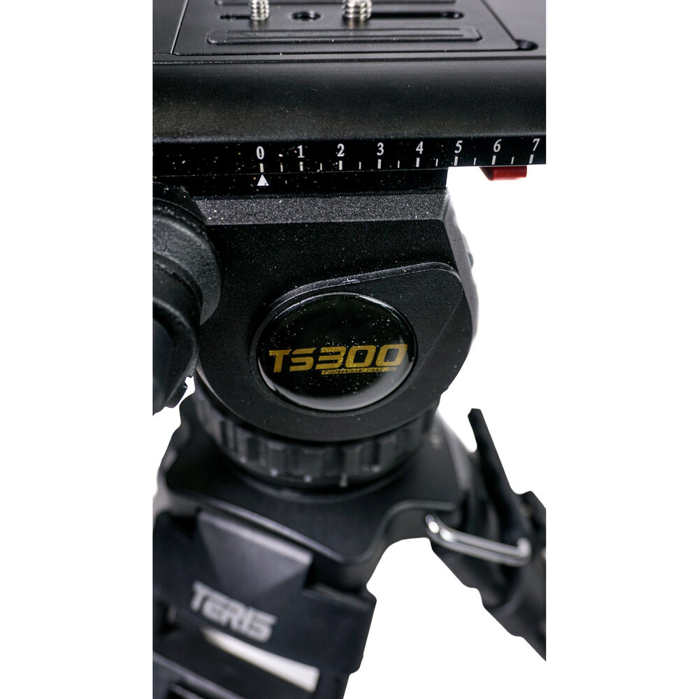 Teris TS300CF Carbon Fiber Fluid Head & Tripod Kit / 30 Kg