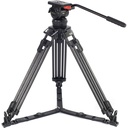 Teris TS100CF Fluid Head & Tripod Kit (Karbon Fiber) / 12 Kg