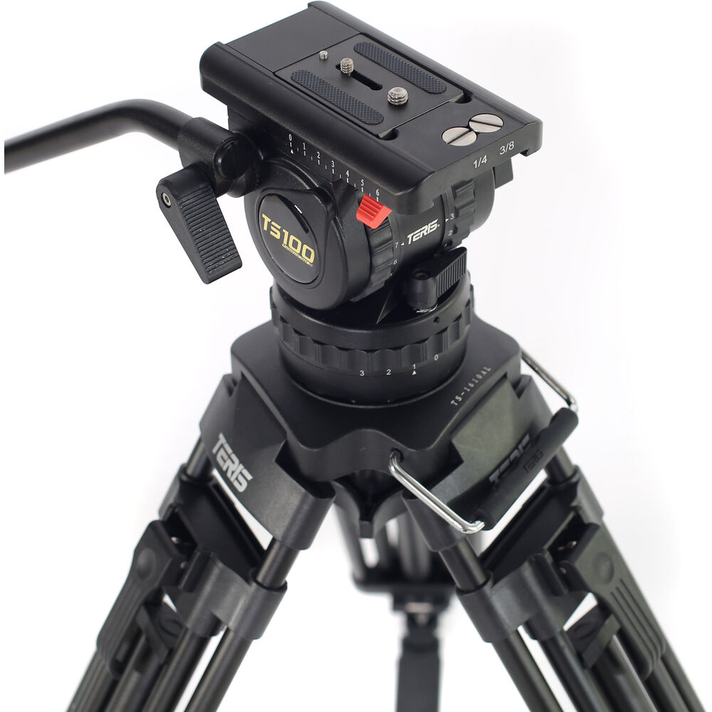 Teris TS100CF Fluid Head & Tripod Kit (Karbon Fiber) / 12 Kg