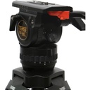 Teris TSN6CF-Q PLUS Tripod and Fluid Head System HARDCASE (Karbon Fiber)/ 7 Kg