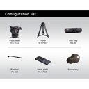 Teris TCE-CF PLUS Fluid Head & Tripod Kit (Karbon Fiber)