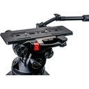 Teris TS350CF Carbon Fiber Fluid Head & Tripod Kit / 40 Kg