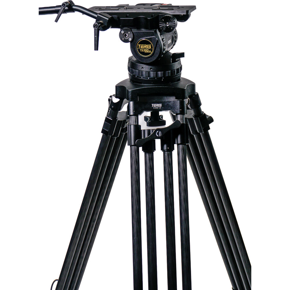 Teris TS350CF Carbon Fiber Fluid Head & Tripod Kit / 40 Kg