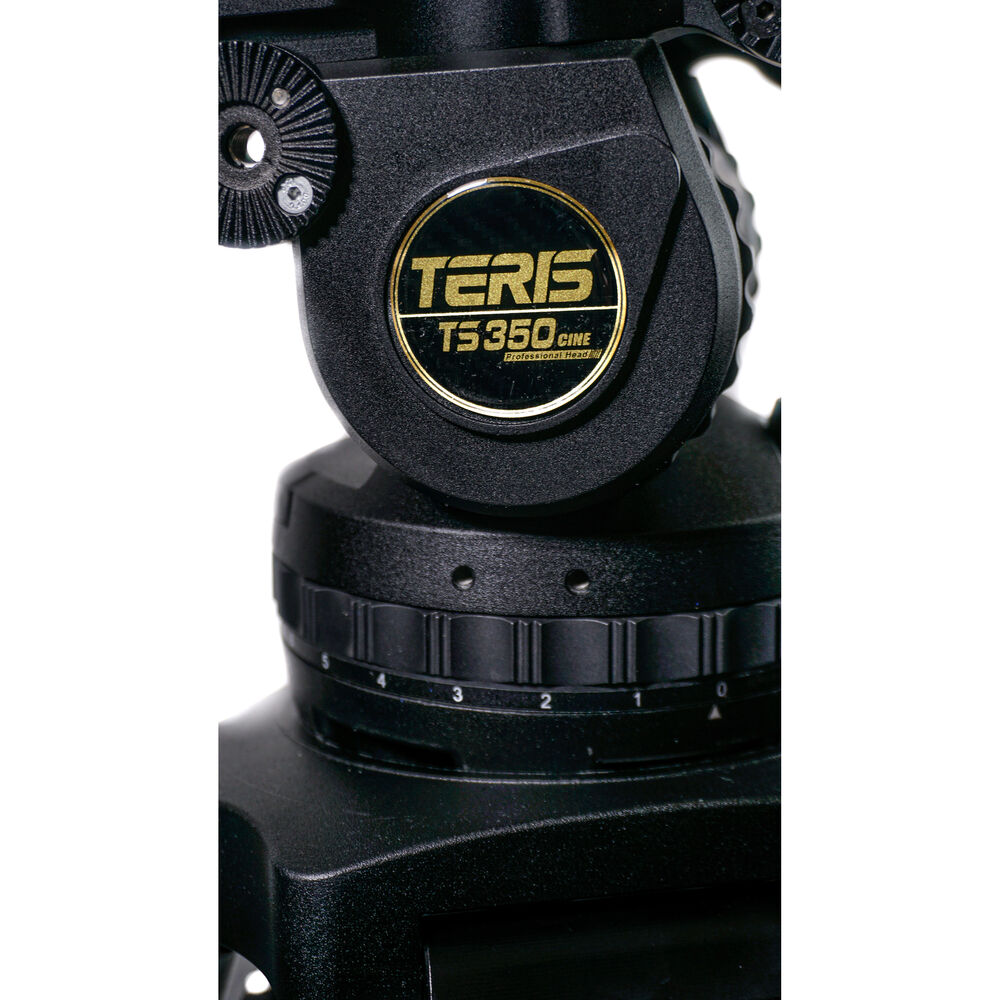 Teris TS350CF Carbon Fiber Fluid Head & Tripod Kit / 40 Kg