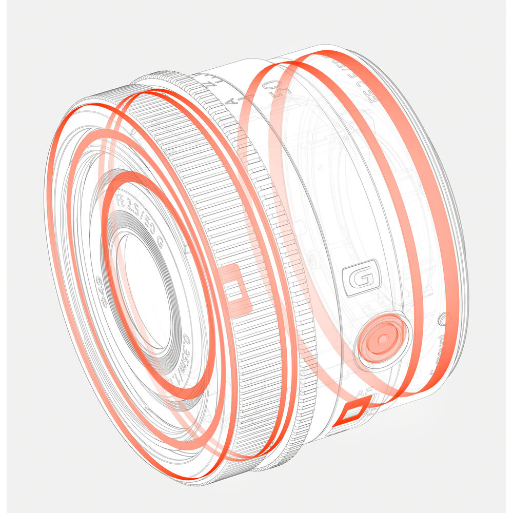 Sony FE 50mm f/2.5 G Lens