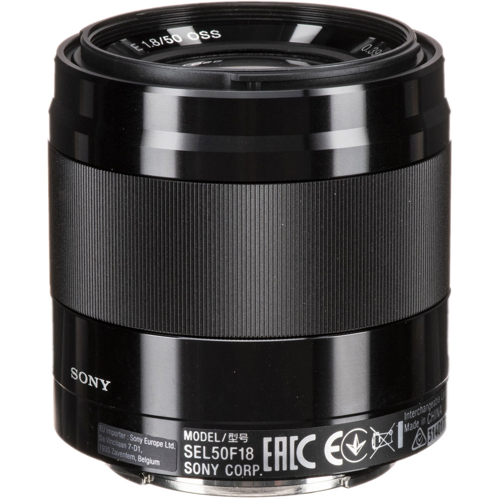 Sony E 50mm f/1.8 OSS Lens (Siyah)