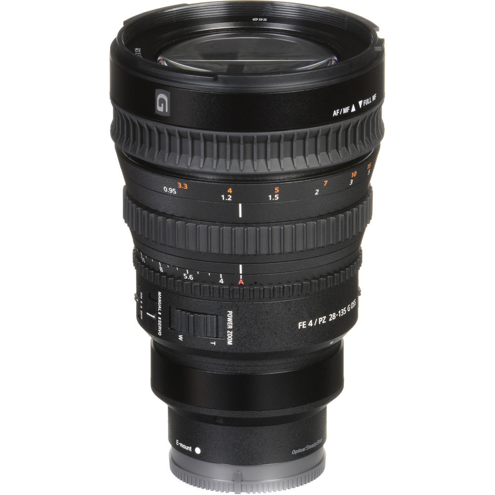 Sony FE PZ 28-135mm f/4 G OSS Full Frame Power Zoom Lens