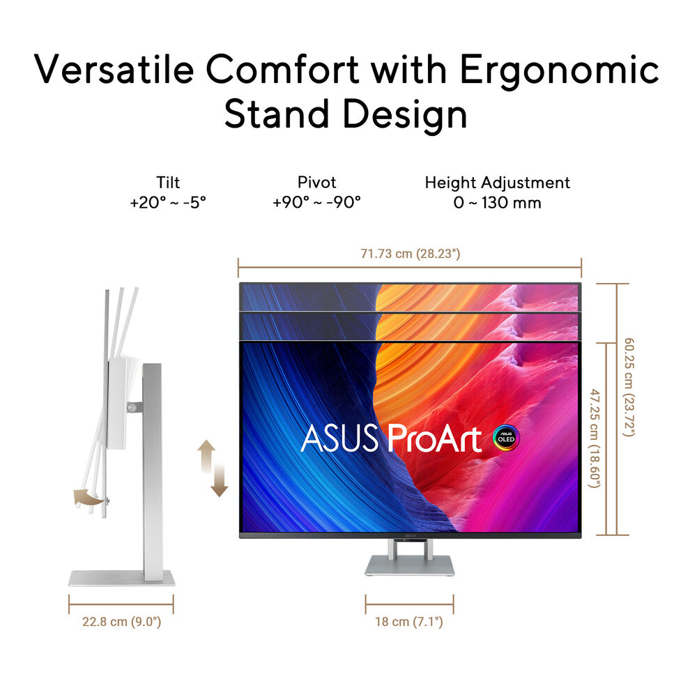 ASUS ProArt PA32UCDM 31.5" 4K OLED Profesyonel Monitör