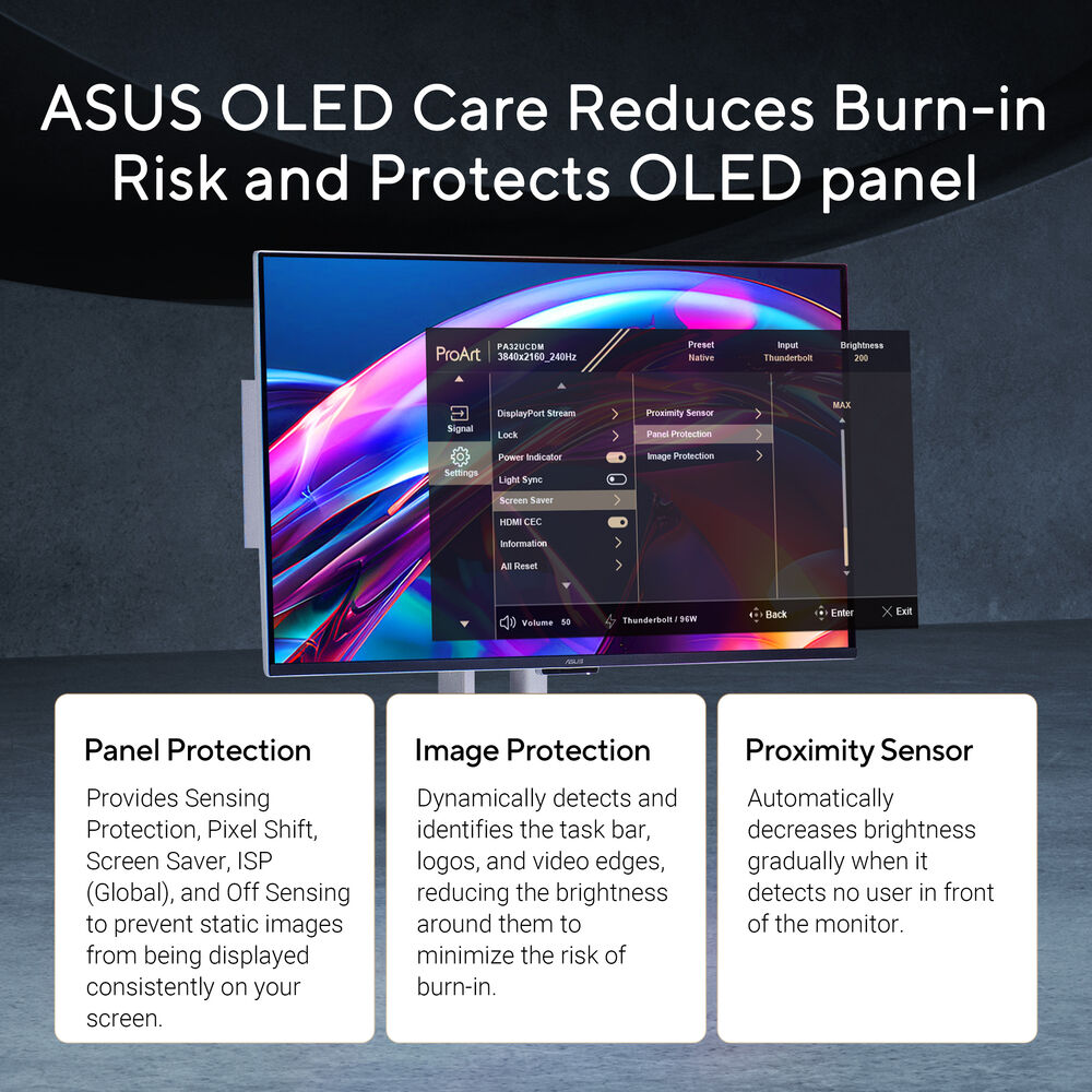 ASUS ProArt PA32UCDM 31.5" 4K OLED Profesyonel Monitör