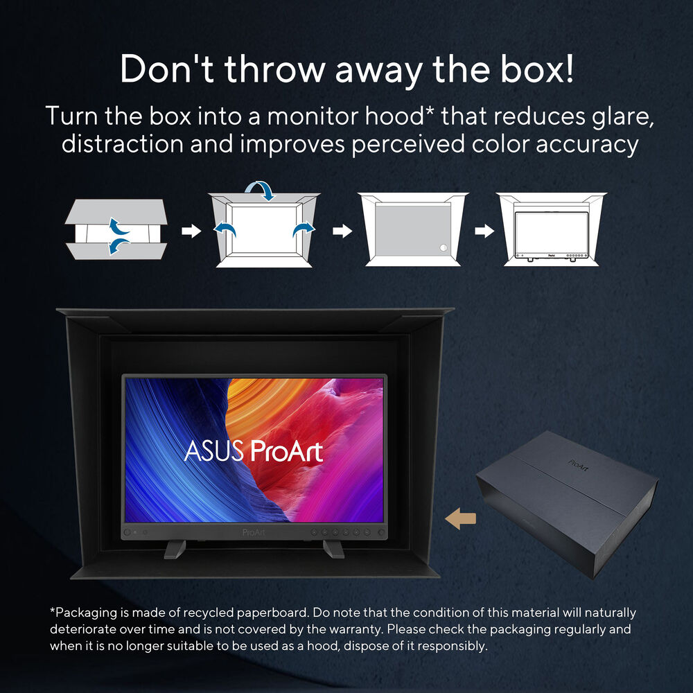 ASUS ProArt PA16USV 15.6" IPS Taşınabilir Profesyonel Monitör