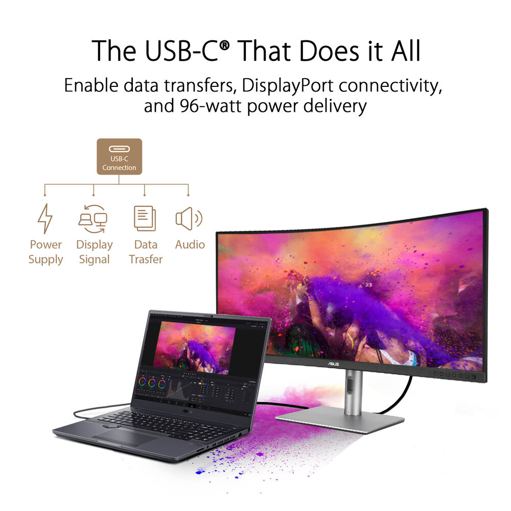 ASUS ProArt PA34VCNV 34" Curved UltraWide IPS Profesyonel Monitör