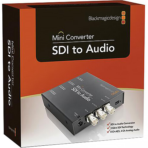 Blackmagic Design Mini Converter - SDI to Audio