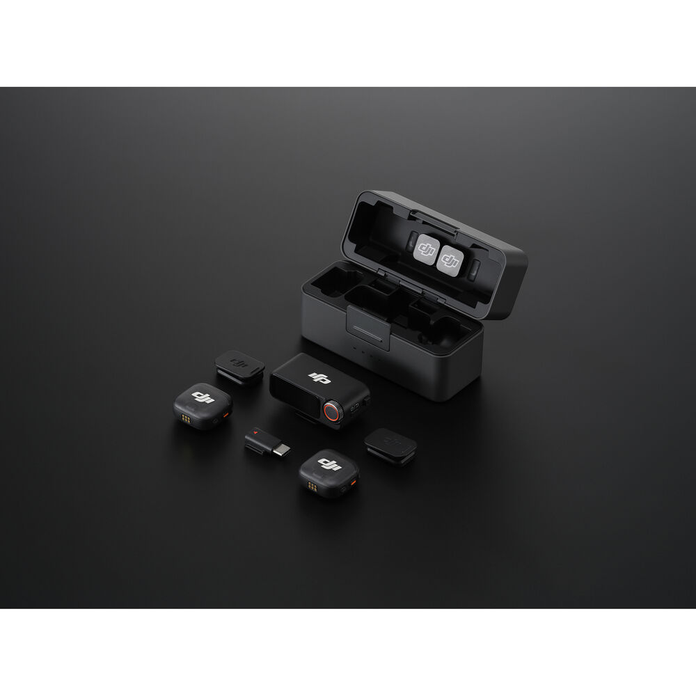 DJI Mic 3 Kablosuz Mikrofon Seti (2TX + 1RX + Şarj Kutusu)
