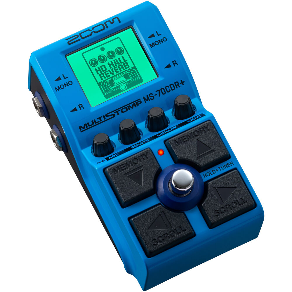 [MS-70CDR+] Zoom MS-70CDR+ MultiStomp Efekt Pedalı (Chorus / Delay / Reverb)