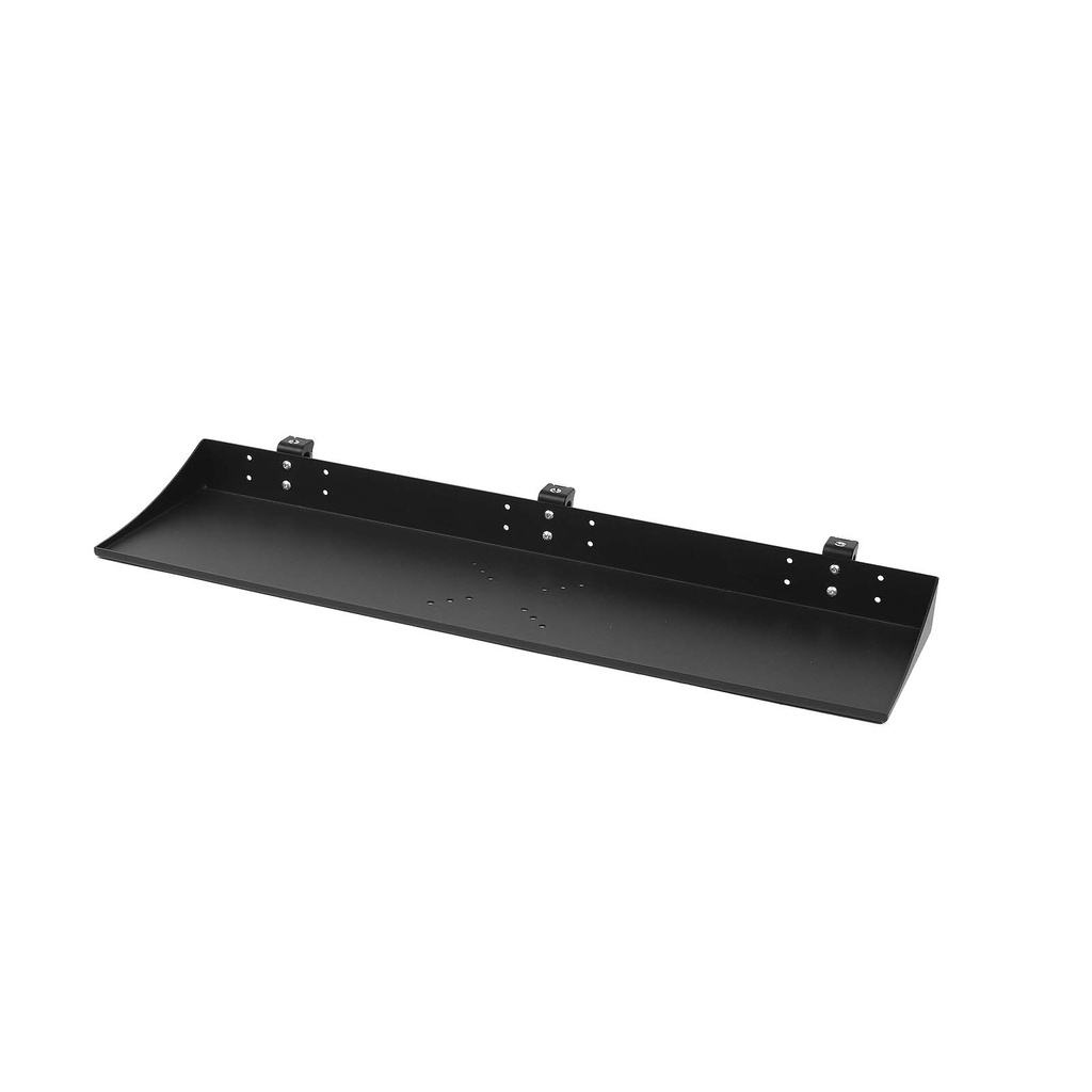 [177] Keyboard Shelf With 3x Quick clamp with threaded hole and adapter 3/8" to 1/4"