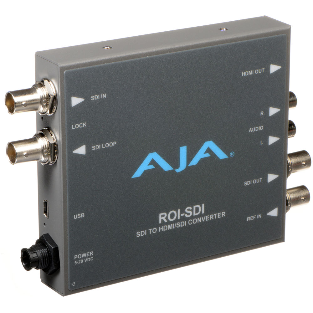 AJA ROI-SDI 3G-SDI - HDMI / 3G-SDI ROI Ölçekleyicili Dönüştürücü / ROI-SDI-R0