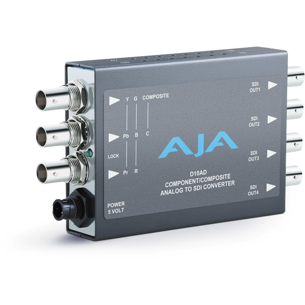 AJA D10AD Component / Composite Analog - SDI 10-Bit Dönüştürücü