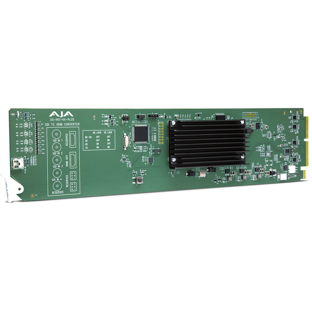 AJA openGear 3G-SDI - HDMI 2.0 Dönüştürme Kartı (DashBoard Destekli) / OG-HI5-4K-PLUS