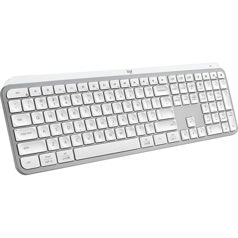 Logitech MX Keys Mini Mac İçin Minimalist Kablosuz Aydınlatmalı Türkçe Q Klavye (Beyaz)