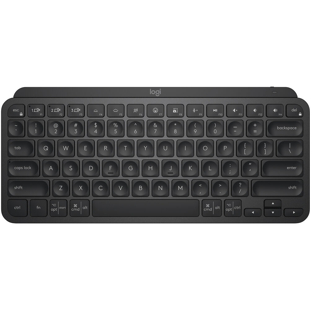 [920-010504] Logitech MX Keys Mini Minimalist Kablosuz Bluetooth Aydınlatmalı Türkçe Q Klavye (Siyah)