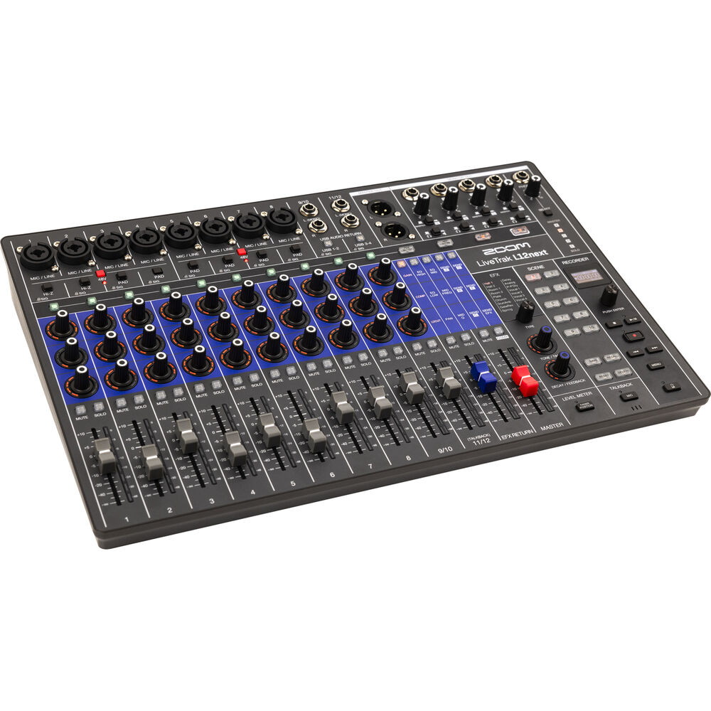 [L12NEXT] Zoom LiveTrak L12next Dijital Mikser & Multi-Track Recorder