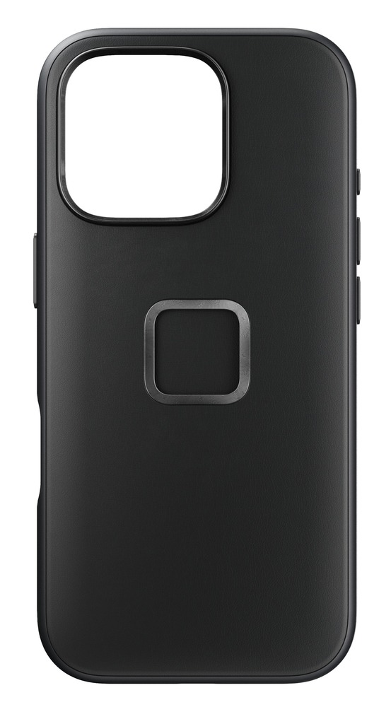[PEK0099] Peak Design Everyday Leather Case | iPhone 16 Pro – Black