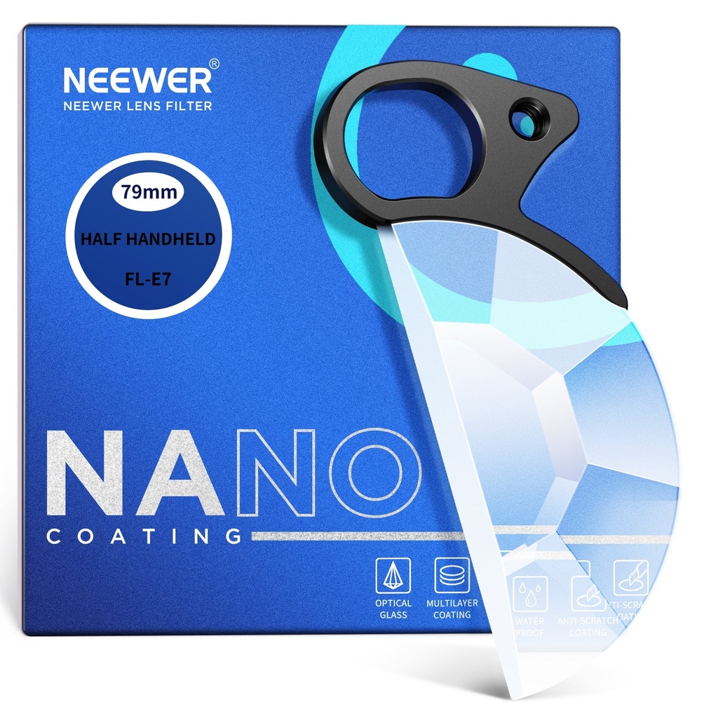 NEEWER NWR-FL-E7 79MM HALF HANDHELD KALEIDOSCOPE PR