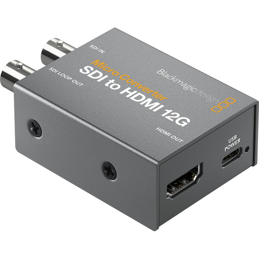[CONVCMIC/SH12G/WPSU] Blackmagic Design Micro Converter SDI to HDMI 12G PSU