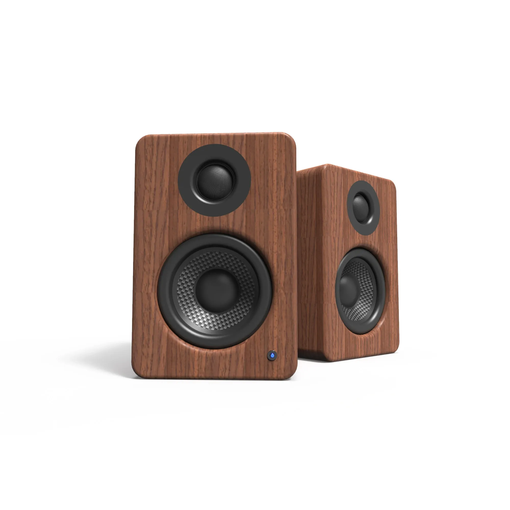[KANT0049] KANTO YU2 | 100W Watt 3'' Aktif Hoparlörler, Bluetooth® - Ceviz