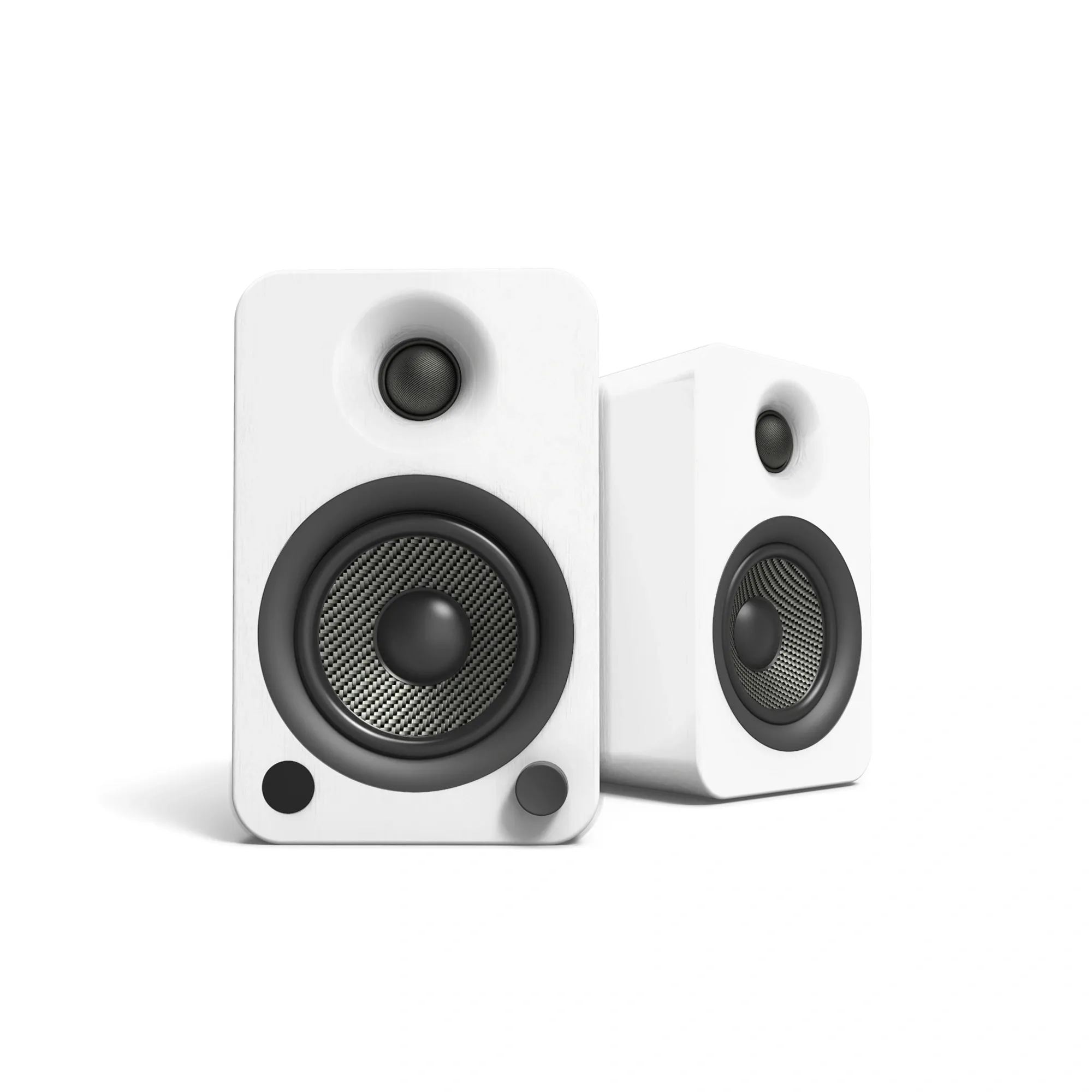 KANTO YU4 | 140W Watt 4'' Aktif Hoparlörler, Bluetooth® - Mat Beyaz