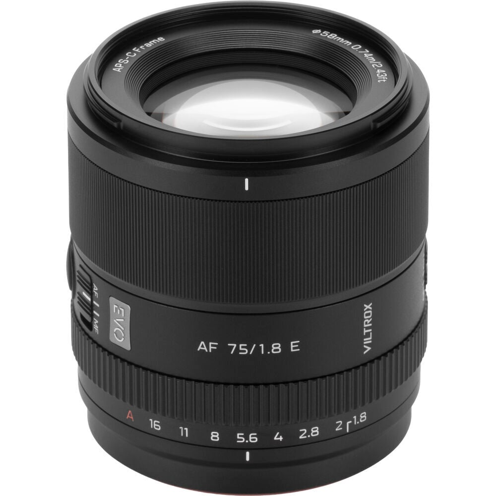 [111AF-75-18-E] Viltrox AF 75mm F1.8 Evo Sony E Mount APS-C Lens
