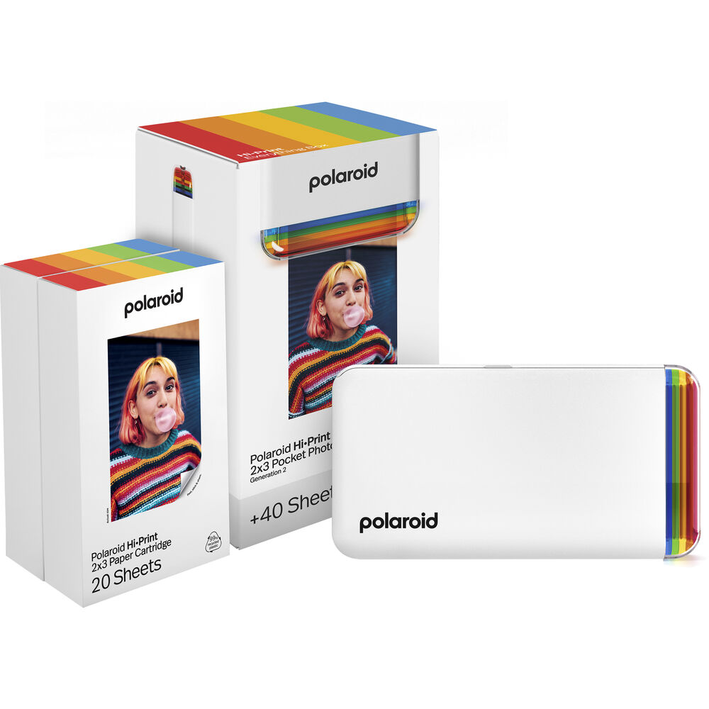 [NPOL6438] Polaroid Hi-Print 2x3 Gen 2 Bluetooth Cep Fotoğraf Yazıcısı (Beyaz )
