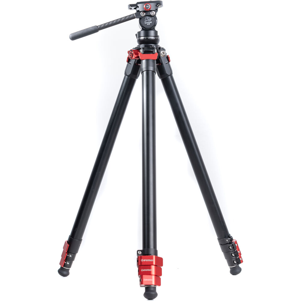 iFootage Gazelle TA3B Alüminyum Tripod + Komodo K3 Fluid Video Head Kit