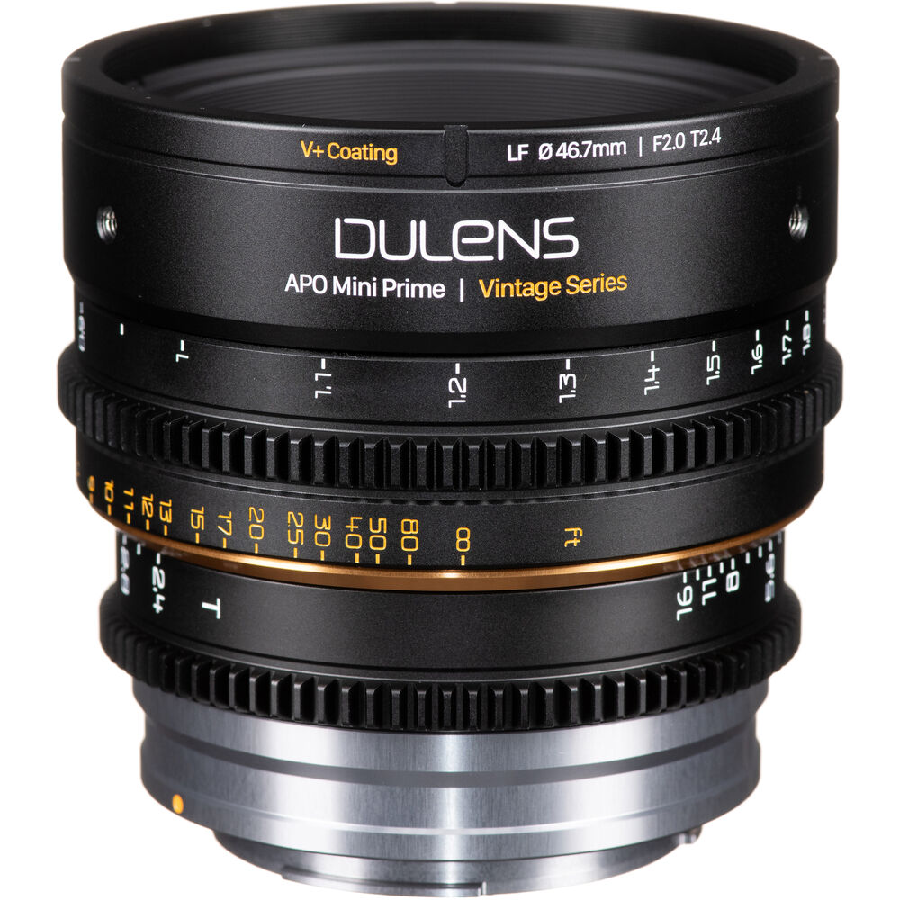 [AMP84B-PL] Dulens APO Mini Prime 85mm T2.4 Lens (ARRI PL, Black)