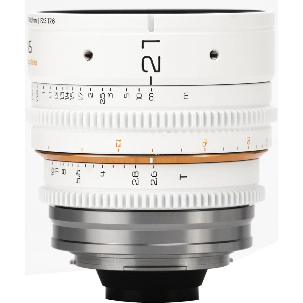 [AMP21W-PL] Dulens APO Mini Prime 21mm T2.6 Lens (ARRI PL, White)
