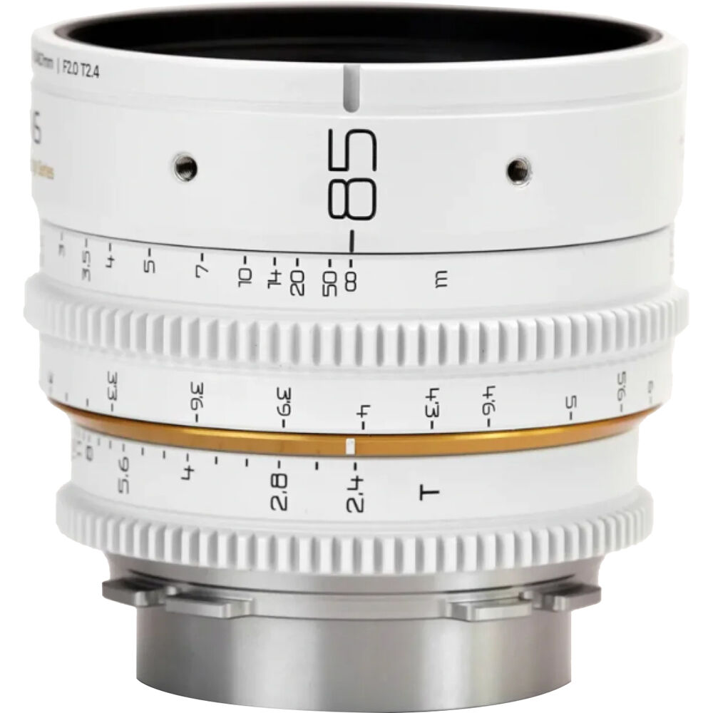 [AMP85W-PL] Dulens APO Mini Prime 85mm T2.4 Lens (ARRI PL, White)