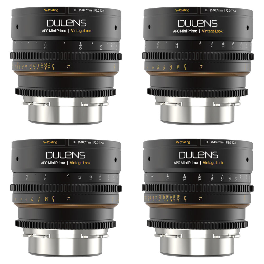 [DU-APO-4LNST] Dulens APO Mini Prime T2.4 4-Lens Kit (ARRI PL)