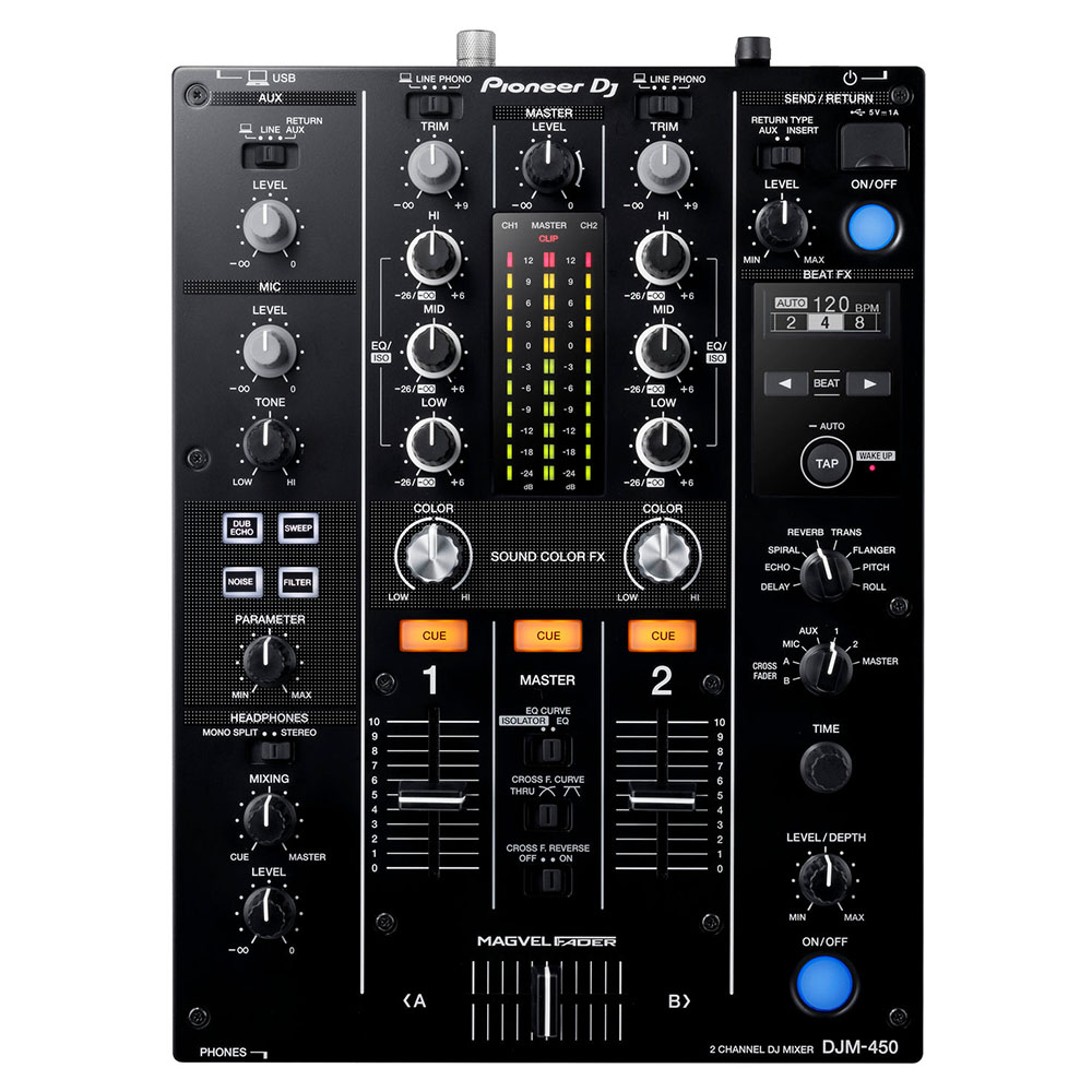 [DJM-450] PIONEER DJ DJM-450 2 Kanal Efektli DJ Mikseri