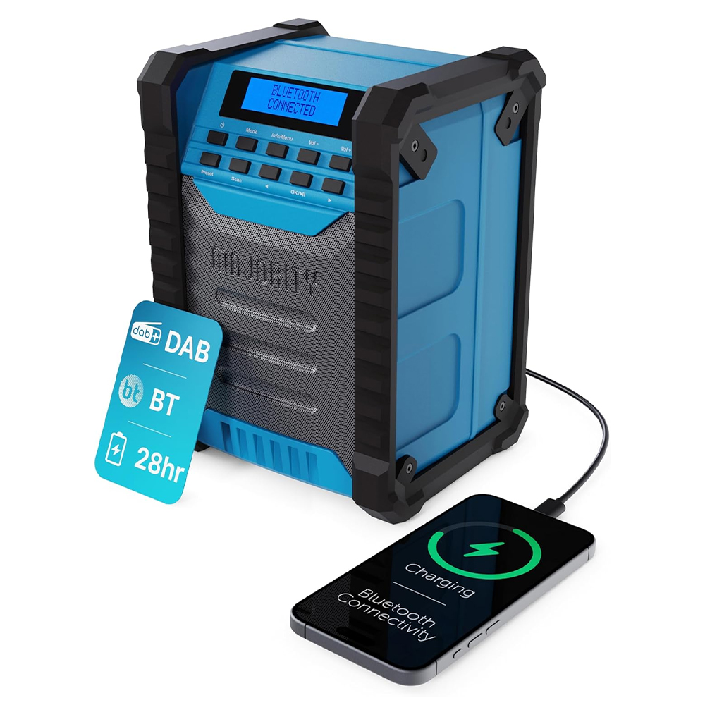 [1000003119] Majority Landbeach 30W IPX54 Taşınabilir DAB/FM Radyo Bluetooth Hoparlör