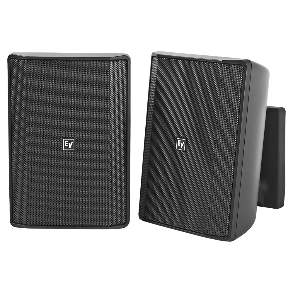 ELECTROVOICE EVID-S5.2XB EVID-S Kompakt Duvar Üstü Hoparlör 5” 70/100V IP65 Siyah (Çift)